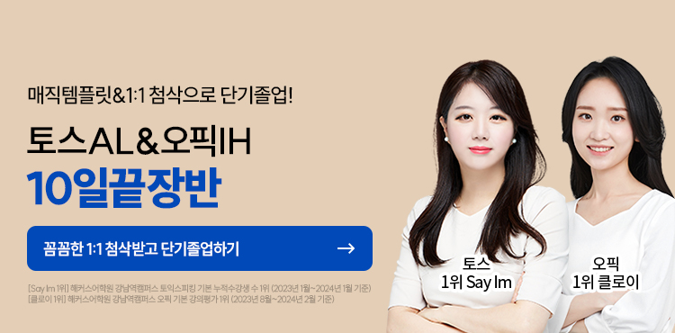 토스오픽 10일끝장반